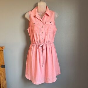 BeBop pink sleeveless dress * sz MED *